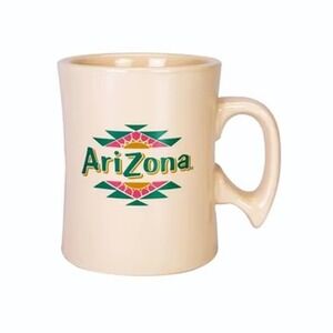 Vintage 1990s Arizona Iced Tea Mug 4" Ceramic Coffee Cup Southwest‎ Logo Retro